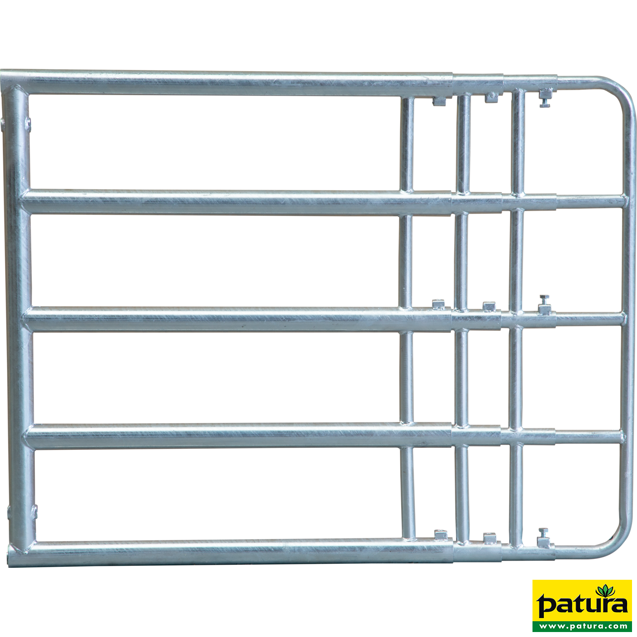 Dreifach verstellbares Weidezauntor Compact, Länge 1,25 - 3,00 m, Höhe 90 cm