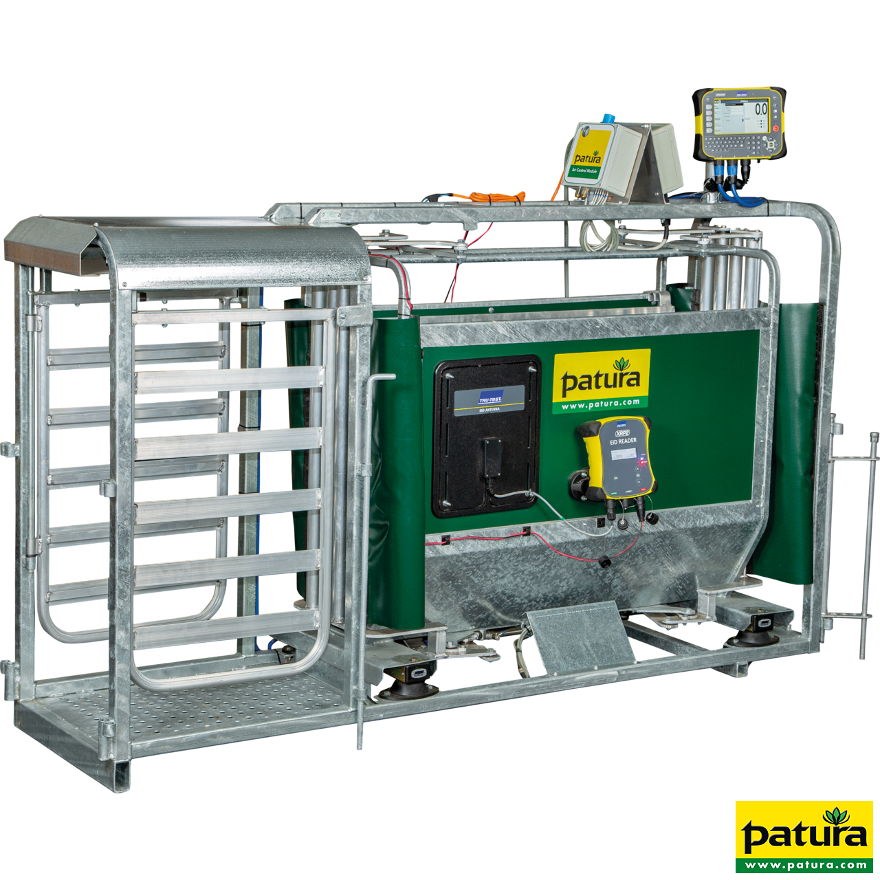 3-Wege- Wiege- und Sortierbox mit Druckluftbetrieb
