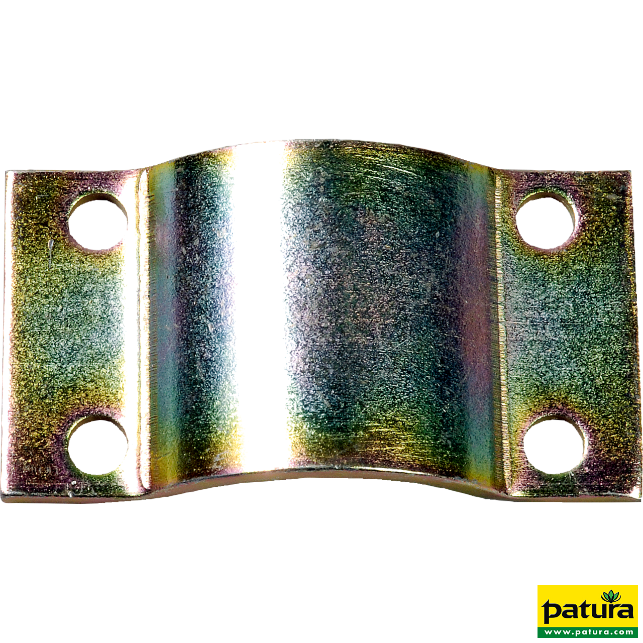 Befestigungsplatte für Pfosten 1 1/2" bis 2", ohne Schrauben