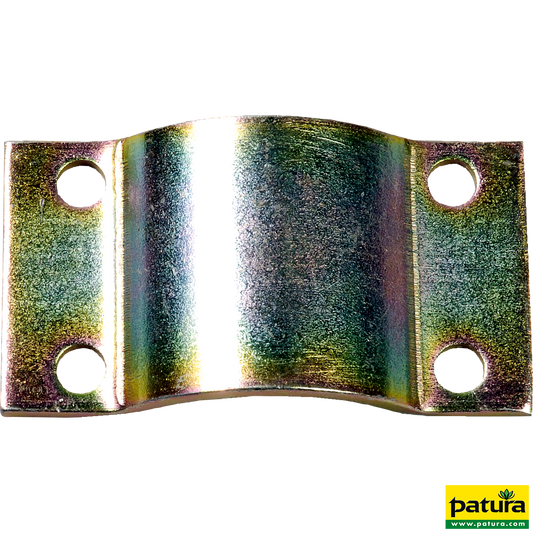 Befestigungsplatte für Pfosten 1 1/2" bis 2", ohne Schrauben