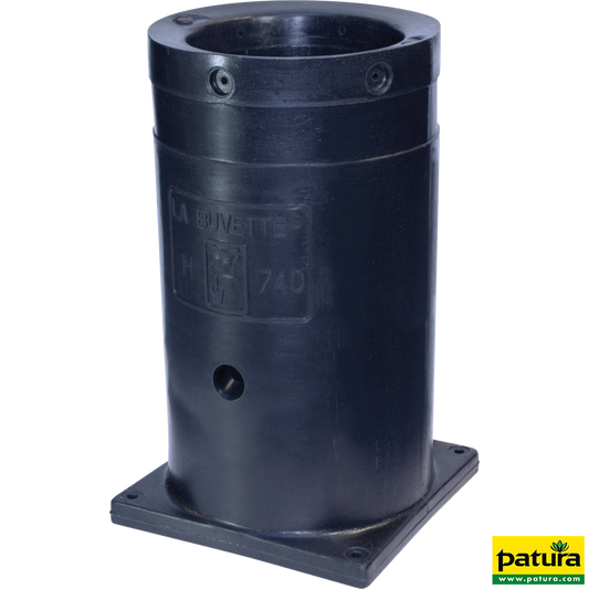 PE-Standrohr isoliert, H= 740 mm Bodenbefestigung