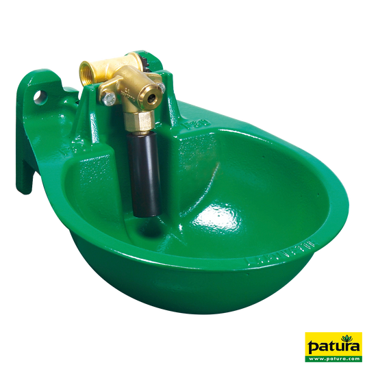 Rohrventil-Becken Mod. F30, Polycoat, Messingventil 3/4"