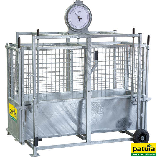 Mechanische Waage für Schafe und Kälber inkl. analoger Zugwaage