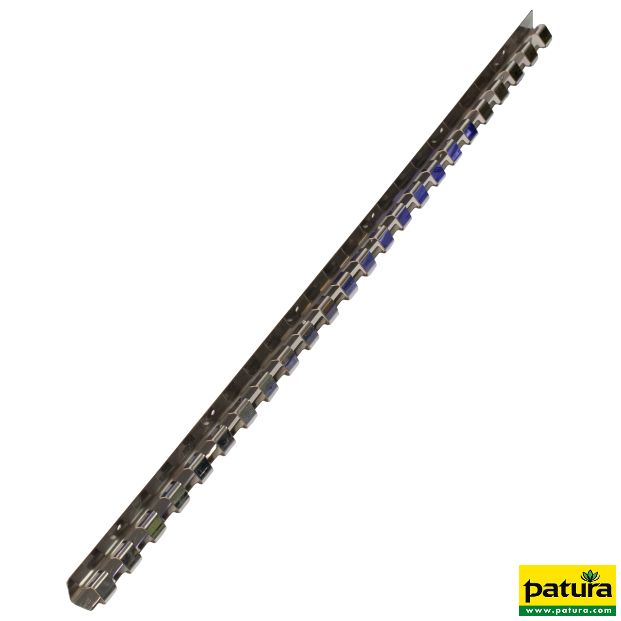 Befestigungsschiene mit 7 Pendelplatten L=1230 mm, Edelstahl, mit Montagezubehör