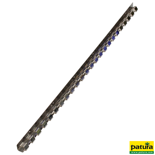 Befestigungsschiene mit 7 Pendelplatten L=1230 mm, Edelstahl, mit Montagezubehör