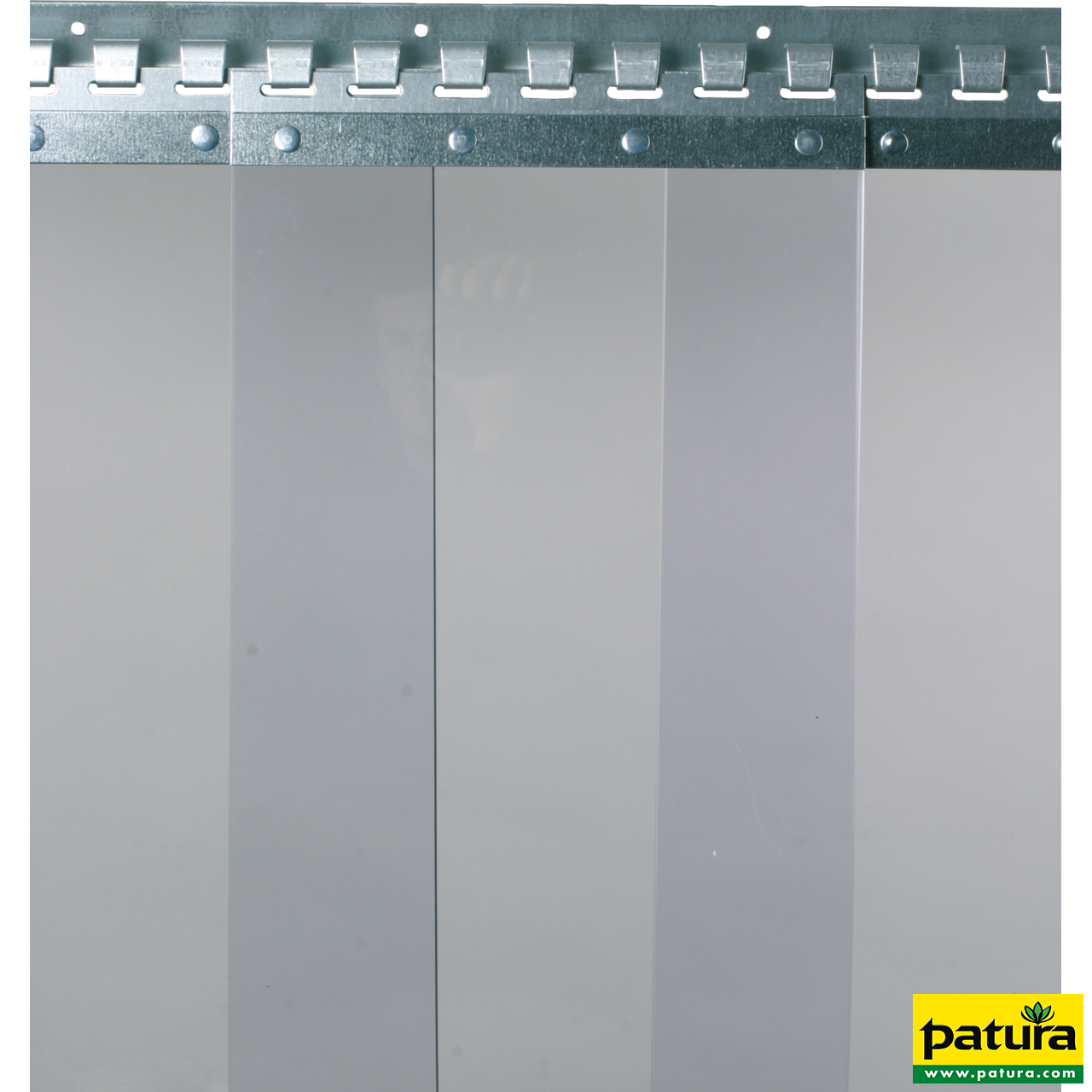 Befestigungsschiene mit 11 Pendelplatten L=1968 mm, Edelstahl, mit Montagezubehör