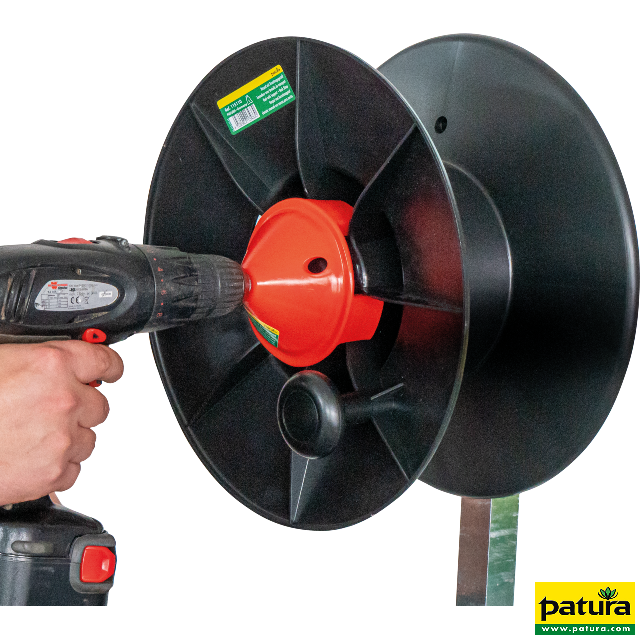 Compact-Montagepfahl, für bis zu 3 Haspeln (Ref. 115111)