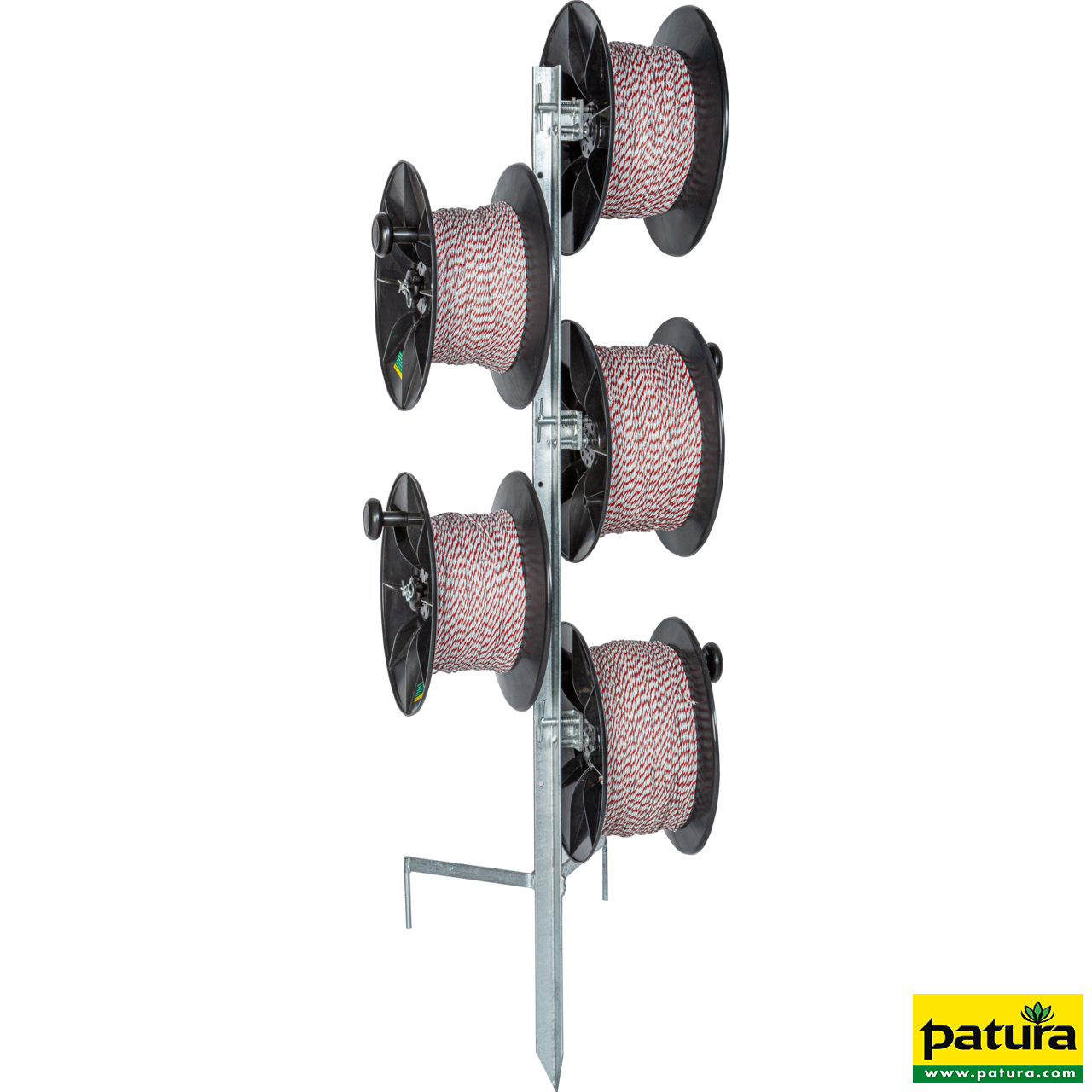 Compact-Montagepfahl, für bis zu 5 Haspeln (Ref. 115111)