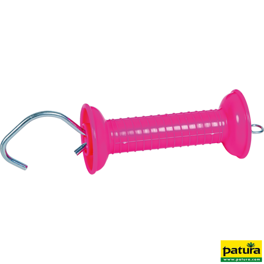 Torgriff mit Zugfeder und Haken pink