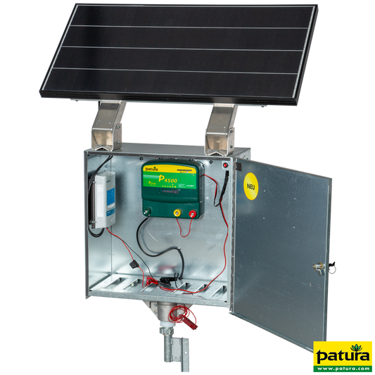 P4500, mit Sicherheitsbox XL, 110 W Solarmodul, Erdstab