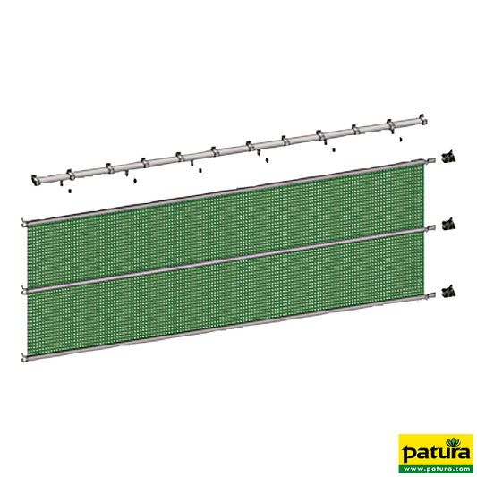 Windschutz-Spannpanele, Höhe 3,00 m Breite  5,00 m