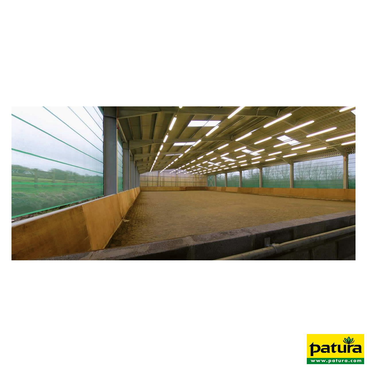Windschutz-Spannpanele, Höhe 2,00 m Breite  4,60 m