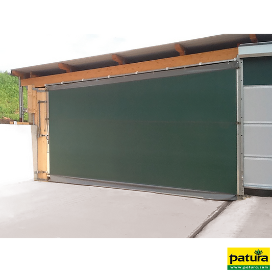 Windschutz-Vorhang Höhe 5,00 m Breite 15,0 m