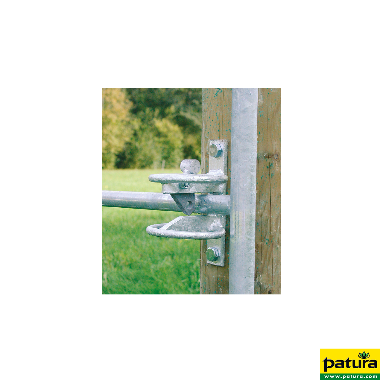 Pferde-Weidezauntor, verstellbar, 4-reihig, 1,10 m hoch, 2,00 - 3,00 m