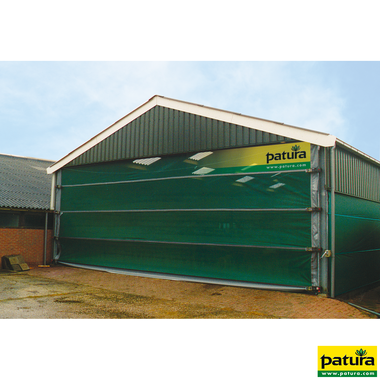 Windschutz Maxi-Tor Höhe 6,10 m Breite 17,00 m